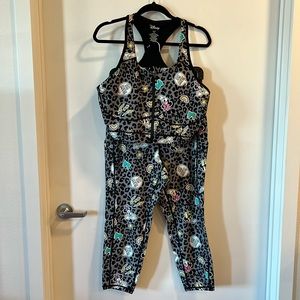 Torrid Disney Minnie Mouse Leopard Workout Set 2X